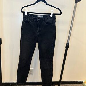 Velvet Black Skinny Jeans for Women